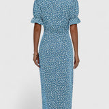 Kataryna floral wrap dress, view 9