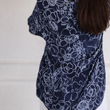 Willow floral blouse with pocket, view 4