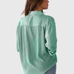 Ariana striped collared shirt, view 9