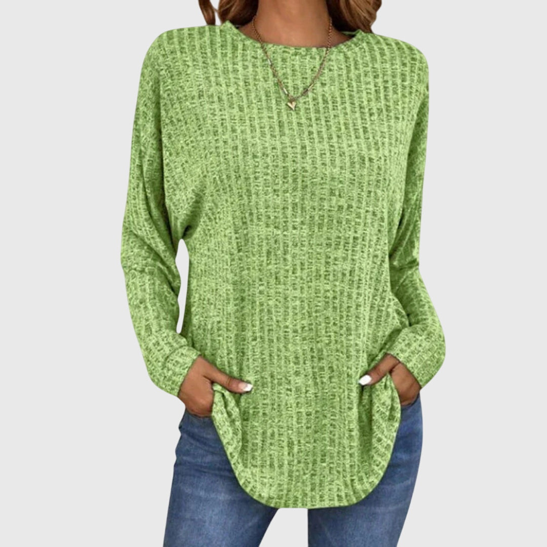 Isabelle elegant top in Green, view 4