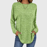 Isabelle elegant top in Green, view 4