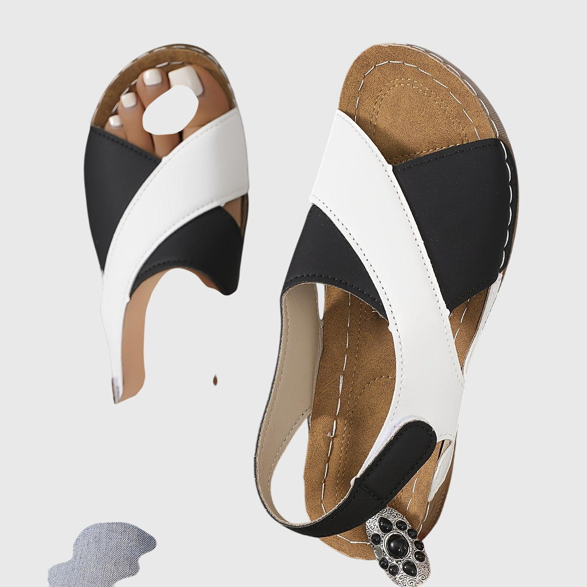 Ainsley Orthopaedic Slingback Sandals, view 5