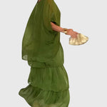Susan long flowing elegant maxi dress, view 5