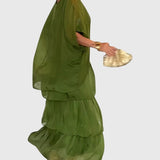 Susan long flowing elegant maxi dress, view 5