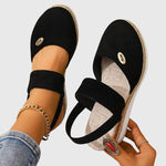 Antonia Orthopaedic Platform Sandals in Black, view 11