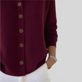 Merry knitted button blouse, view 7