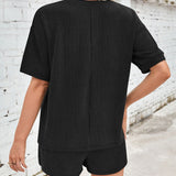 Solenne corduroy top and shorts set, view 16