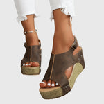Lydia orthopaedic wedge sandals, view 12