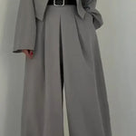 Claudine three-piece bustier set in Grey, view 4
