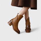Gwendoline | Leather Ankle Boots