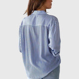Ariana striped collared shirt, view 18