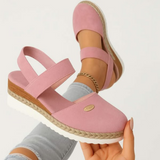 Antonia Orthopaedic Platform Sandals in Pink, view 2