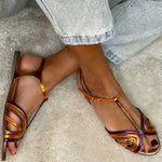 Cosima Multicolour Thong Sandals, view 4