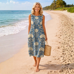 Isadora bohemian midi dress, view 2