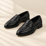Evana classic penny loafers, front view