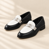 Willow monochrome loafers, front view