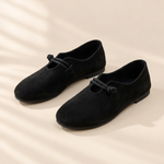 Naomi Plush Lined Comfort Shoes in Black, view 3
