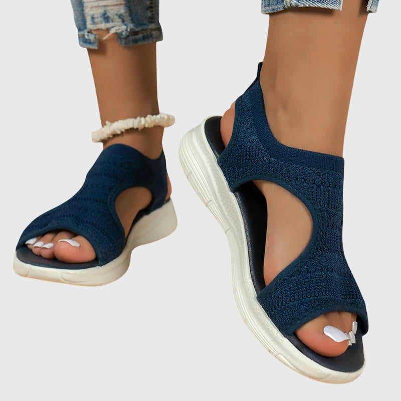 Samantha orthopaedic sandals in Dark Blue, view 7