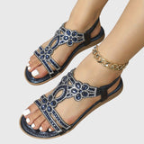 Blessy Embellished Slingback Sandals, view 19