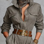 Megan Linen Cotton Jumpsuit, view 2