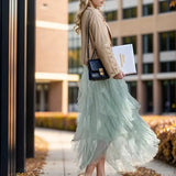 Cecil mesh layered tutu skirt, view 2