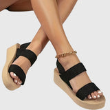 Kelsey Platform Slingback Sandals, view 6