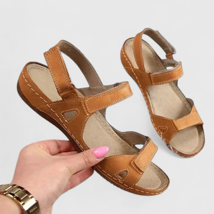 Bianca Comfortable Velcro Sandals, view 5