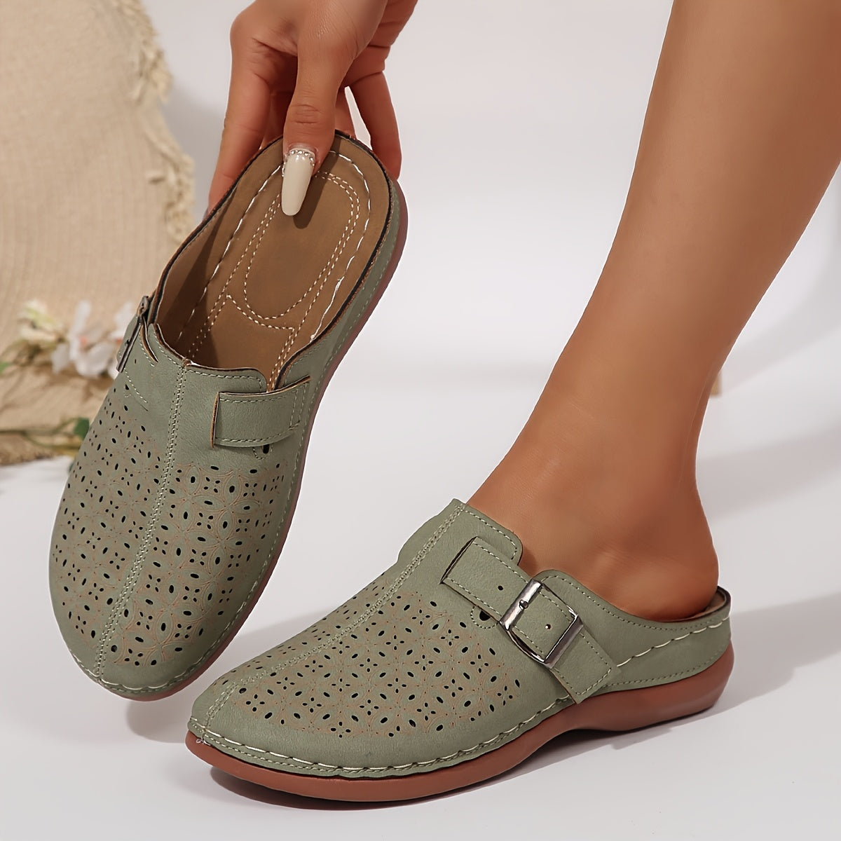 Jessica orthopaedic slip-on mules, view 16