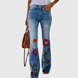 Daisy | Women Floral Trousers