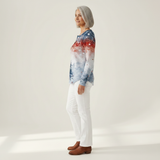 Alice | Light Blue Christmas Tree Jumper