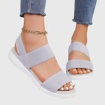 Emila Stretch Strap Comfort Sandals, view 11