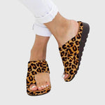 Lizzie orthopaedic summer sandals in Leopard Print, view 3