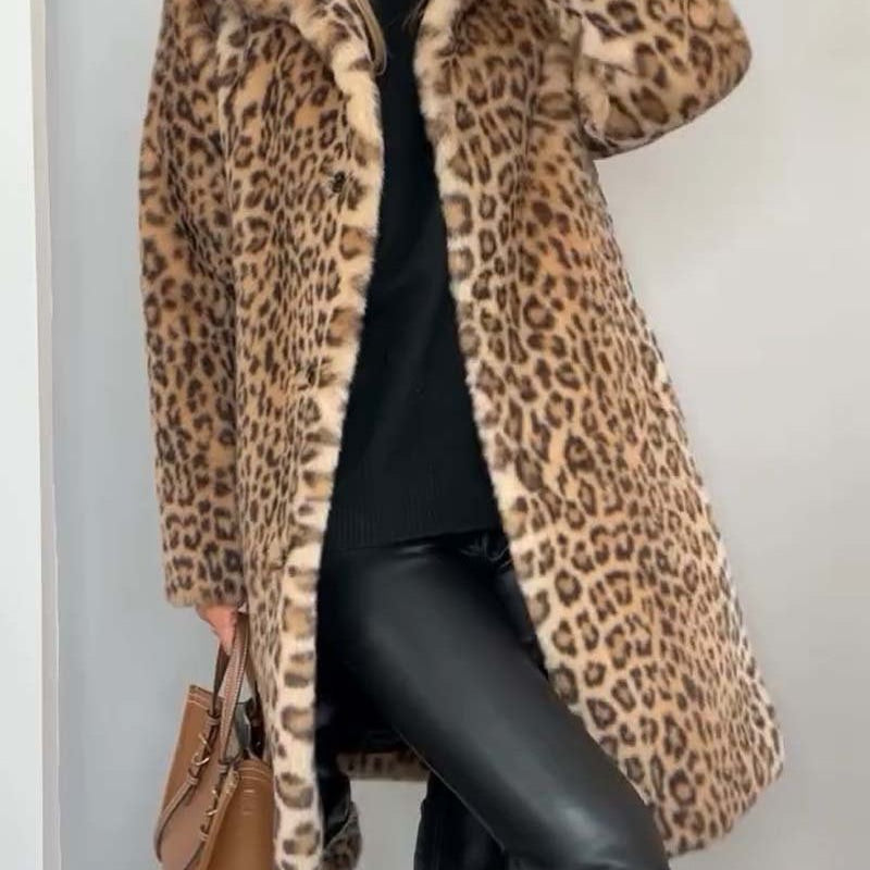 Lola | Leopard Long Jacket