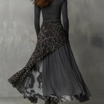 Martina leopard print maxi dress, view 2