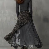 Martina leopard print maxi dress, view 2