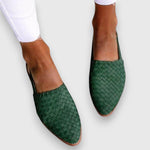 Lysena comfy sandals in Green, view 2