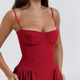 Rome corset midi dress, view 20