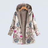 Sophia | Floral Fleece Jacket
