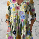 Louise mixed floral blouse in Multicolour, front view