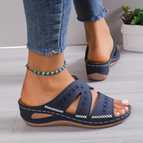 Emma Soft Step Slide Sandals, view 5