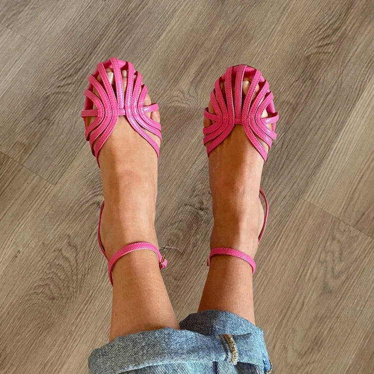 Romy layered strap sandal, view 6