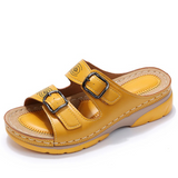 Alicia Orthopaedic Relief Sandals in Yellow, view 4