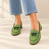 Genevieve bow detail loafers, view 2
