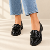 Cailie chunky fringe loafers, view 2