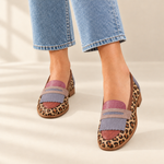 Zelda leopard loafers, view 2