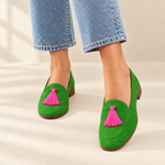 Haven suede-look tassel loafers, view 2