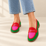 Tessa colour-block loafers, view 2