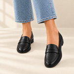 Evana classic penny loafers, view 2