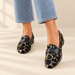 Sienna leopard print loafers, view 2