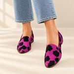 Ivy spot print loafers, view 2